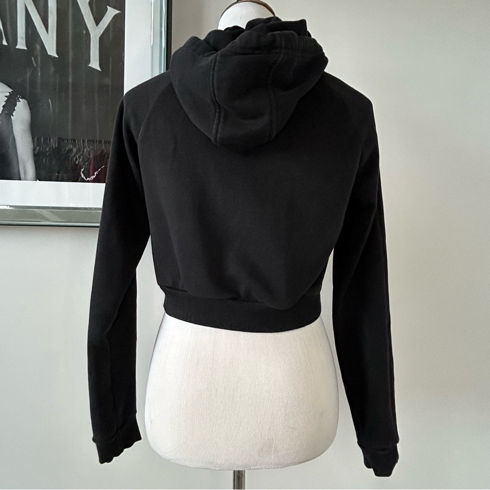 Adidas Crop Sweatshirt Hoodie - Picture 3 of 5